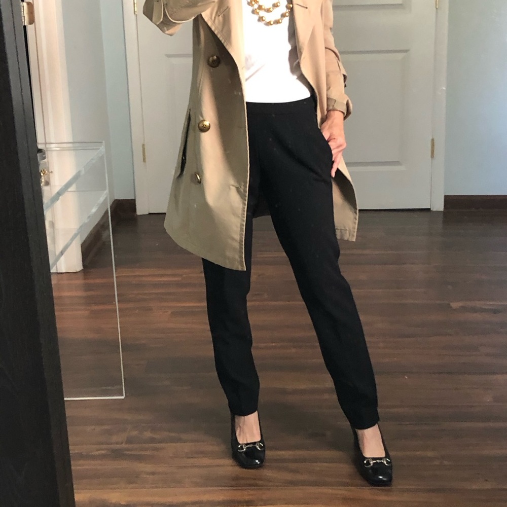 J Crew Black black trousers size 000
